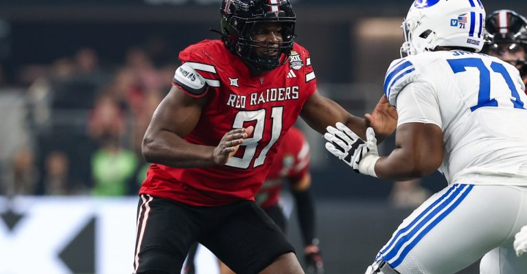 NFL mock draft 2026: Cardinals select David Bailey, Edge Rusher, Texas Tech
