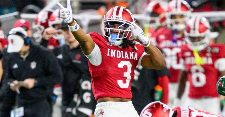 NFL mock draft 2026: San Francisco 49ers select Omar Cooper Jr., WR, Indiana
