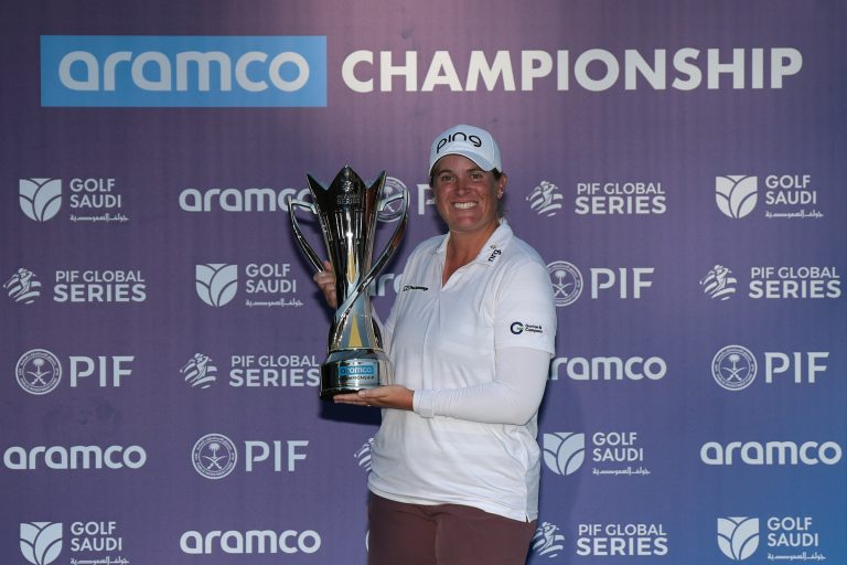 Lauren Coughlin goes wire to wire to win LPGA’s Aramco Championship