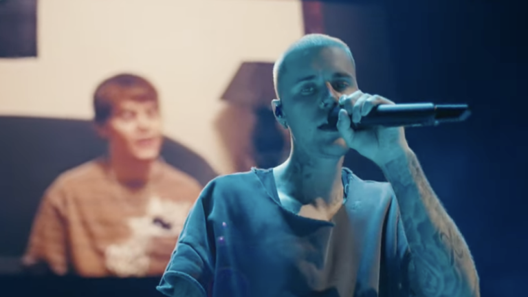 Justin Bieber Favors ‘Swag’ Songs in a Minimalist Coachella Set, but Also Revisits His ‘Baby’-Hood, Bingeing on Old YouTube Clips