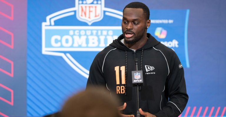 NFL mock draft 2026: Titans select Jeremiyah Love, RB , Notre Dame