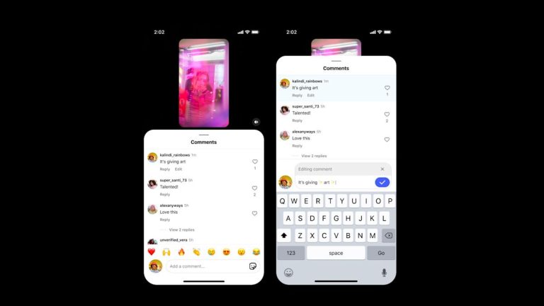 Instagram comments can now be edited (within 15 minutes)