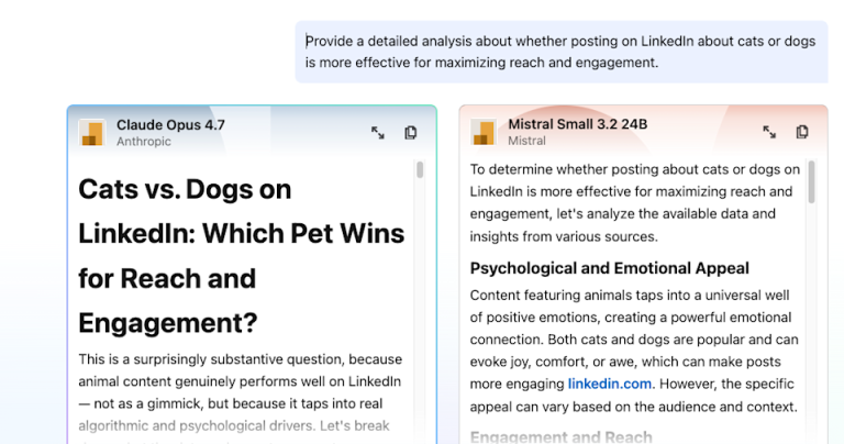 LinkedIn’s new Crosscheck feature lets premium subscribers test competing AI models for free