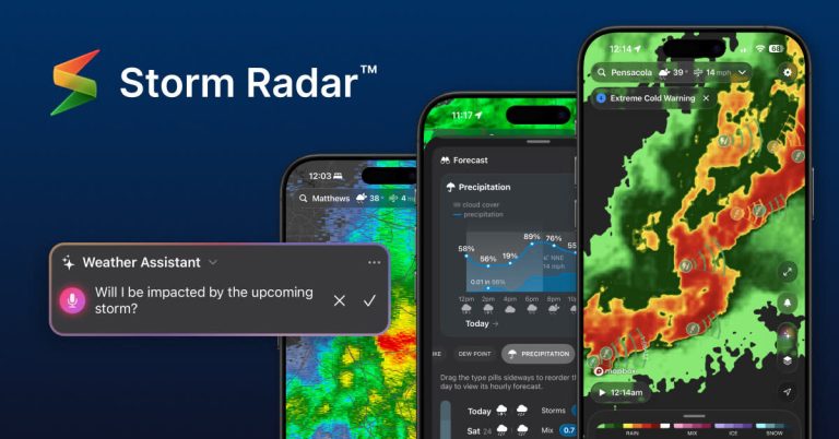 The new Storm Radar app is a treasure trove of data for weather nerds